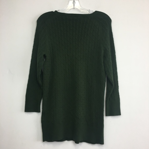 gap green striped sweater
